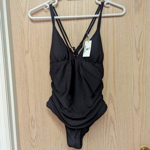 Beachsisi One Piece Black Swimsuit
